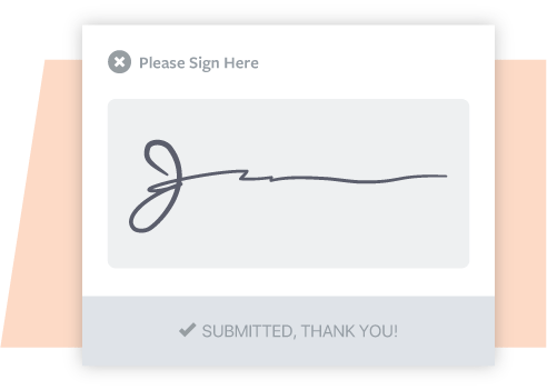 Easily capture e-signatures