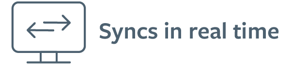 Sync in real time